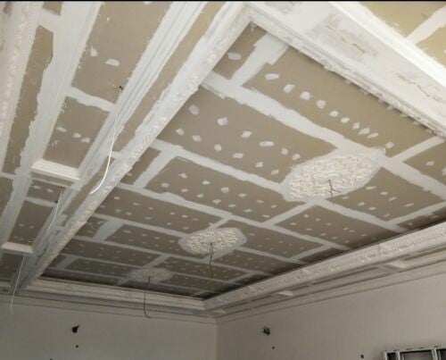Gypsum board work, painting and d