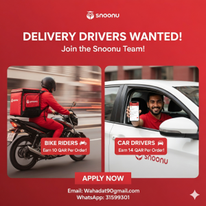 DELIVER WITH SNOONU! Earn Mony