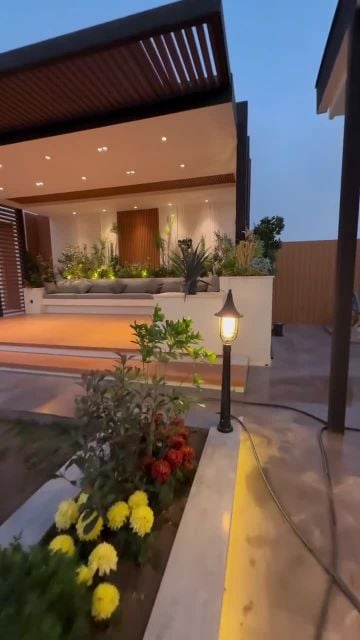 مزارع عمل أجمل الحدائق ومتابعه شه