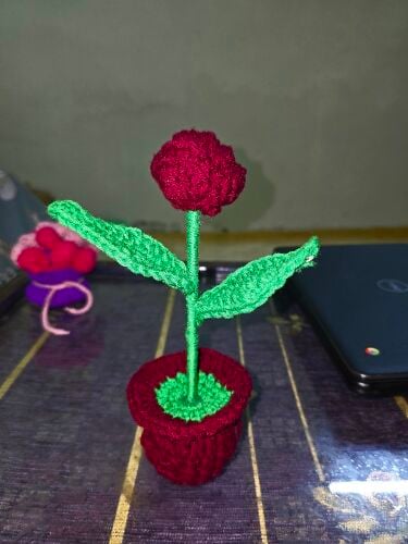 crochet rose