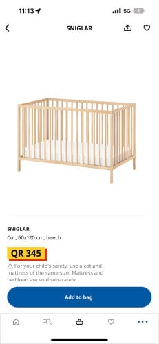 baby bed