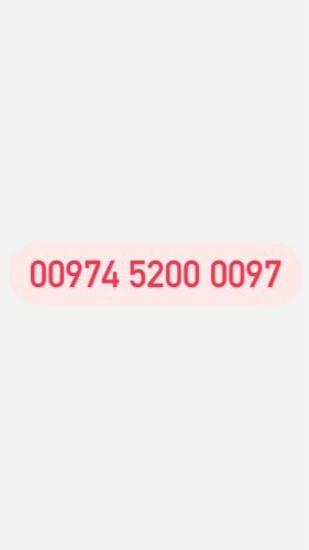 VVIP number