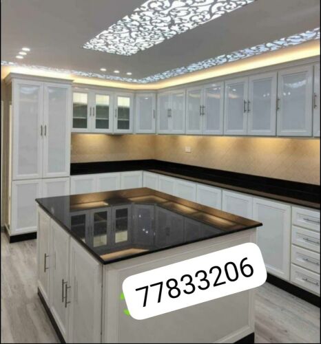 تفصيل مطابخ المنيوم تفصيل أبواب و