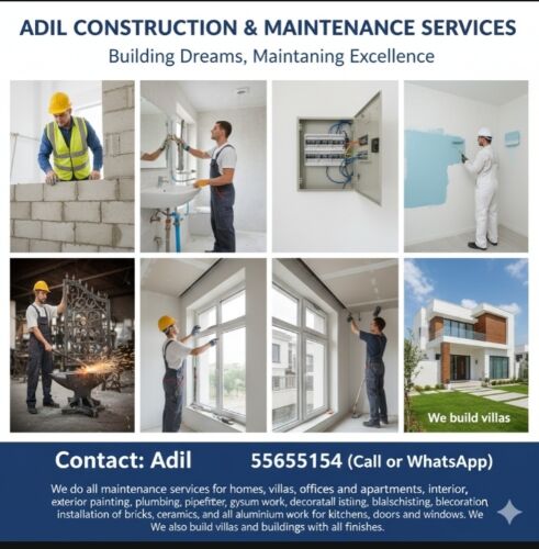 All construction work