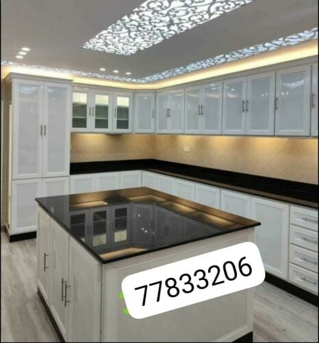 تفصيل مطابخ المنيوم تفصيل أبواب و