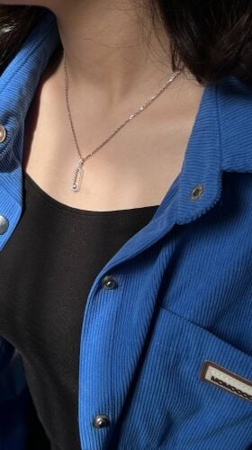 Messika Move Uno Pave Necklace