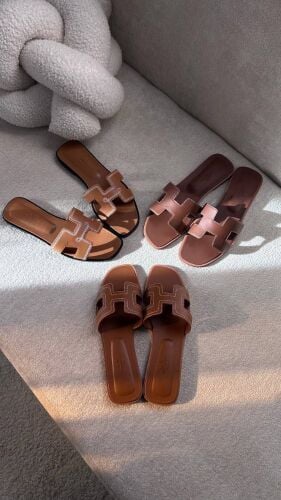 Hermes Oran Sandal Naturel
900
