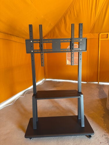 حامل تلفزيون مع عربة