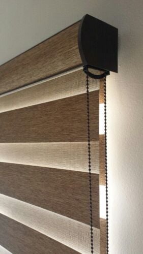 Curtains and Roller.