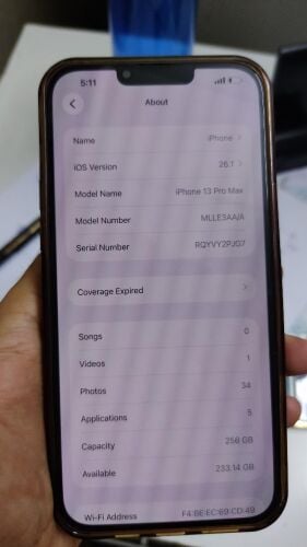 Iphone 13 pro max 256GB