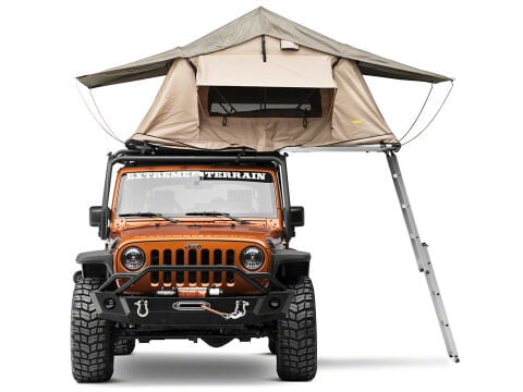 Soft shell rooftop tent