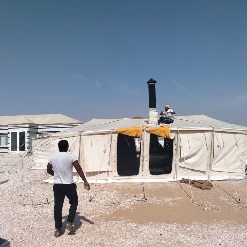 فك وبناء الخيام وبيوت الشعر
