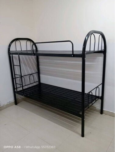 خزانة سرير فولاذية / سرير خشبي