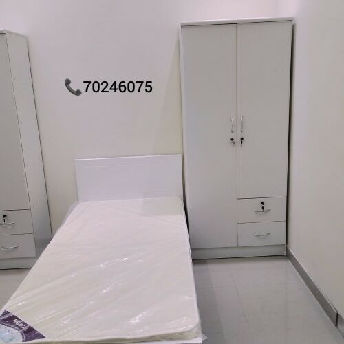 new wooden single bedroom set