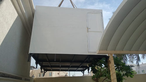 Caravan, Toilet, Cabin And Store