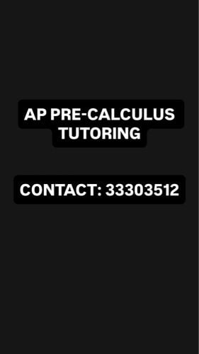 AP Pre Calculus Tutor