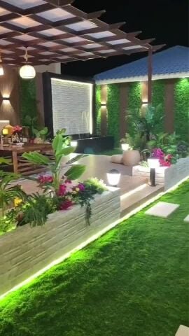 الجلسات والعشب الصناعي