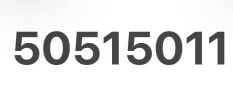 50515011 FOR SALE