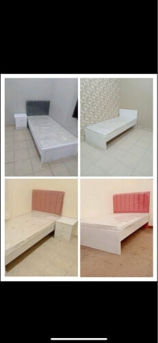 Wooden design bed single double 