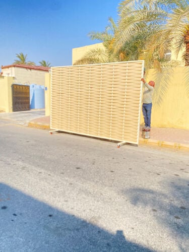 سواتر الفيبر الخشبي