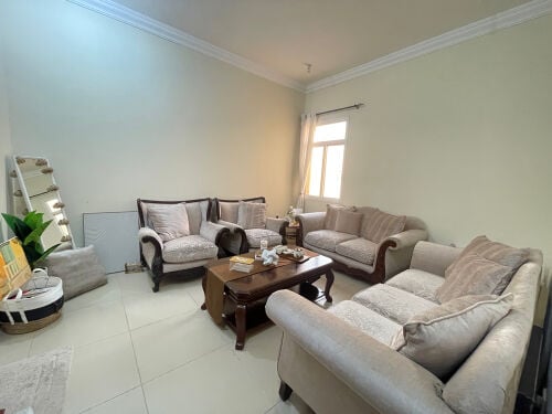 Sofa set with tables