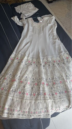 Gown Type dress with a Dupatta