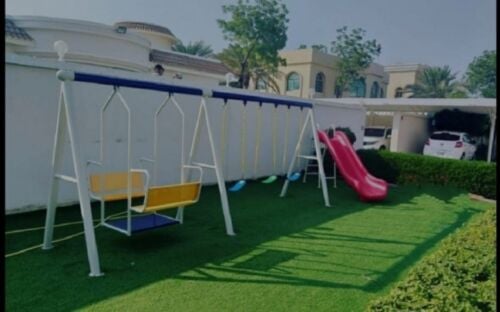 مرجيحة و زحلقية للاطفال