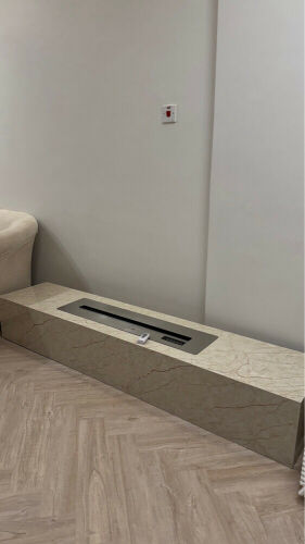 marble fireplace