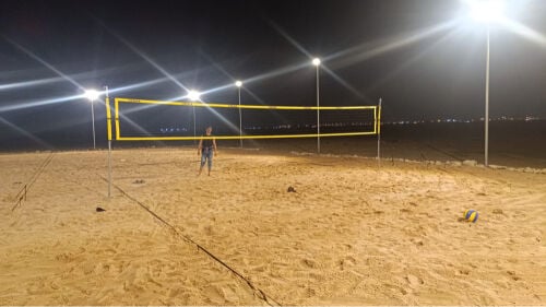 حامل شبكة الكرة الطائرة