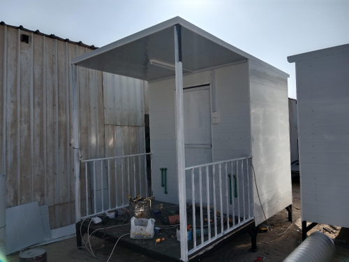 Caravan, Toilet, Cabin And Store