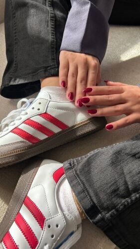 Adidas Samba White Red