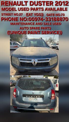 RENAULT DUSTER 2012 MODEL USED