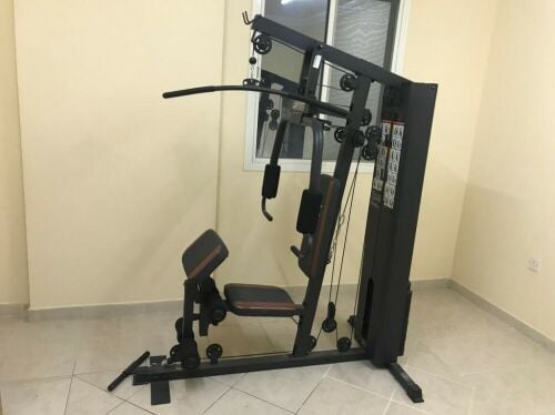 including dumbbells and rod