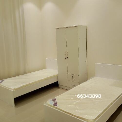 New wooden single bedroom set
