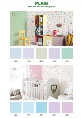 ورق جدران غرفة الطفل