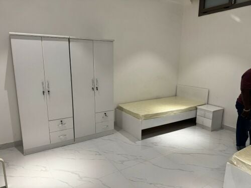 new wooden single bedroom set