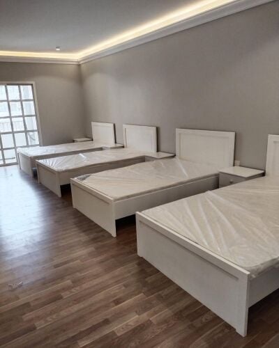new wooden single bed available