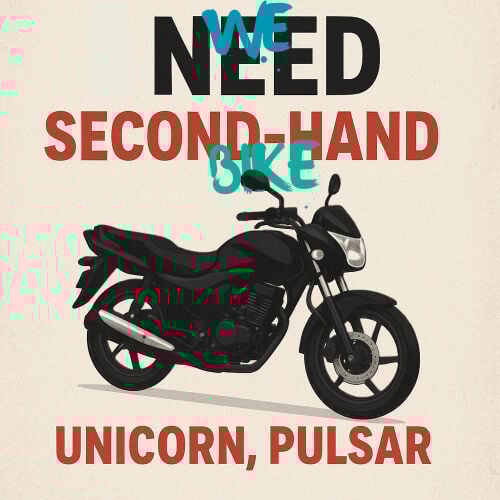 we need 50 second hand Bike