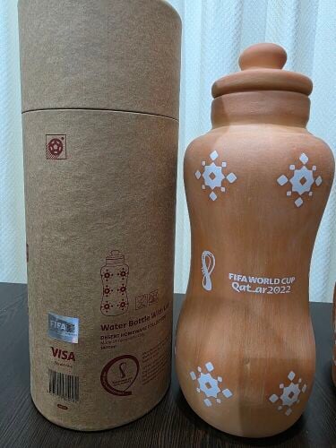 FIFA QATAR Clay Bottle with lid