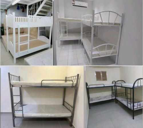 new steel double bunk bed sale