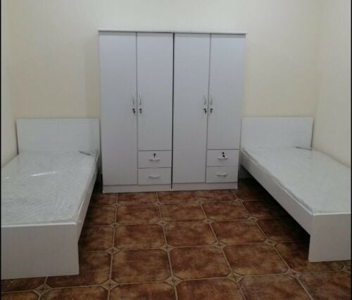 new wooden single bedroom set