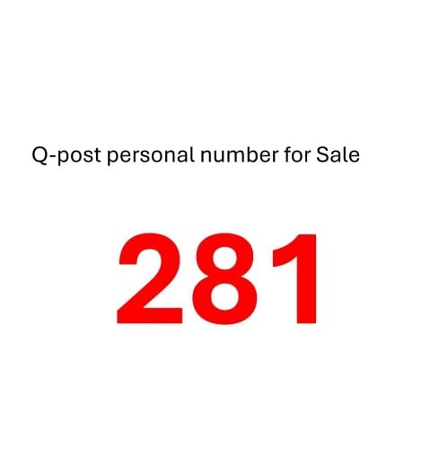 Q-post box personal No. Sale
