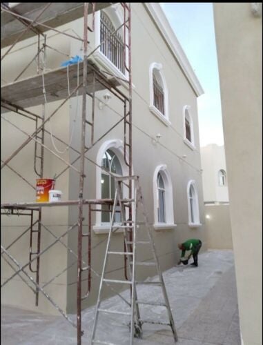 أعمال الترميم والصبغ الخارجي