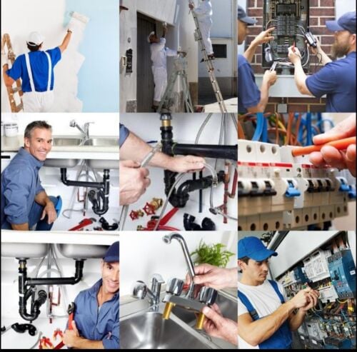 Electricity & plumber work servic