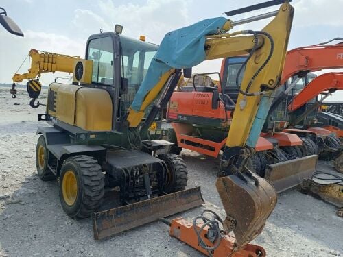 3 unit wheel excavator 4 Ton