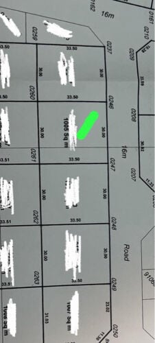 للبدل ارض بالوكير وسط العمار 