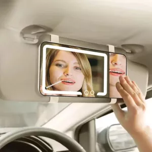 LED Lighted Car Makeup mirror