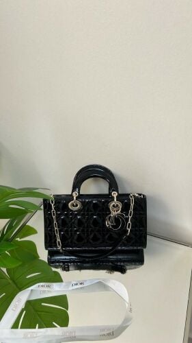 Dior Medium Lady D-Joy Bag Black