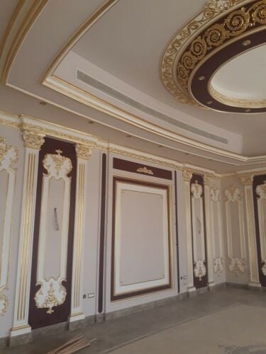 ديكورات الجبس والصبغ