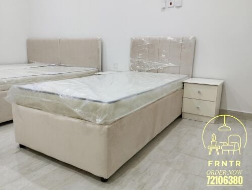 Single daven box bed and mattress